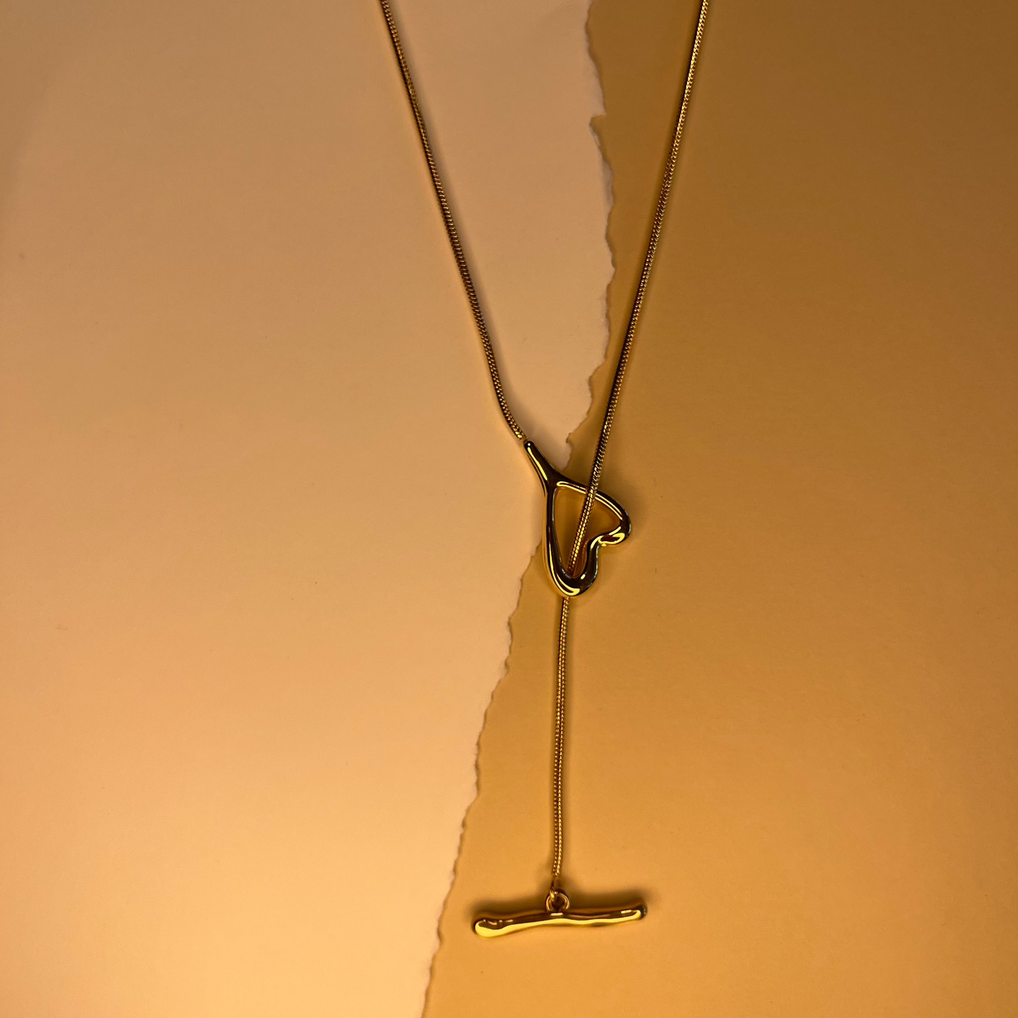 CORBATÍN CORAZON DORADO