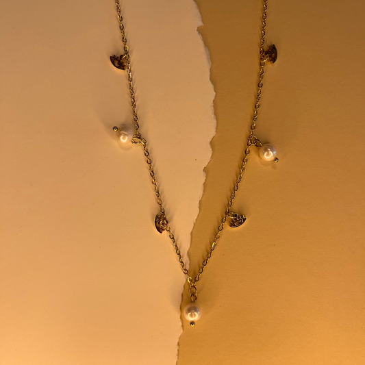 COLLAR OJOS CON PERLAS